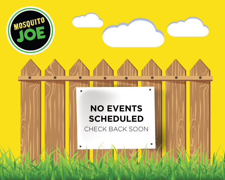 Graphic of fence in the grass with sign posted that says No Events Scheduled, Check Back Soon